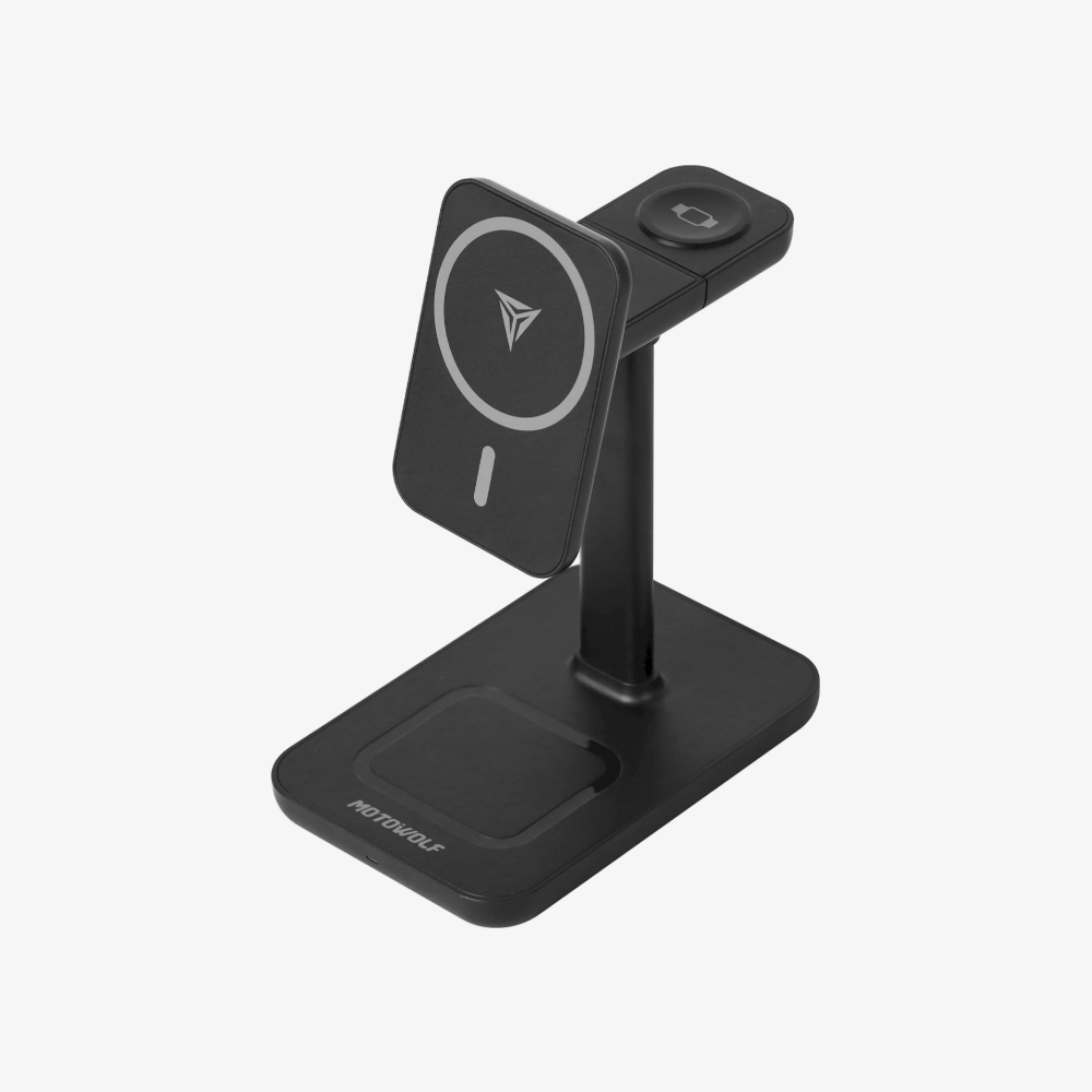 Estación de carga 3 en 1 para dispositivos Apple. Iphone, Apple Watch y AirPods. (Para escritorio)