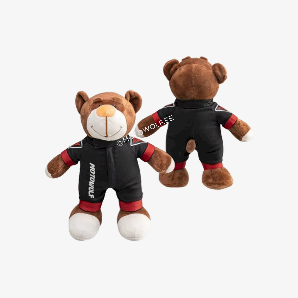 Oso Motero MOTOWOLF – Peluche Coleccionable