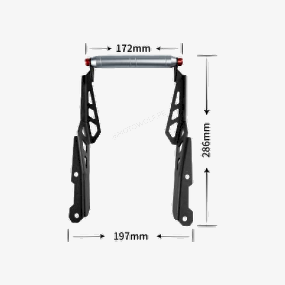 Barra para parabrisas compatible con CFMOTO 800MT
