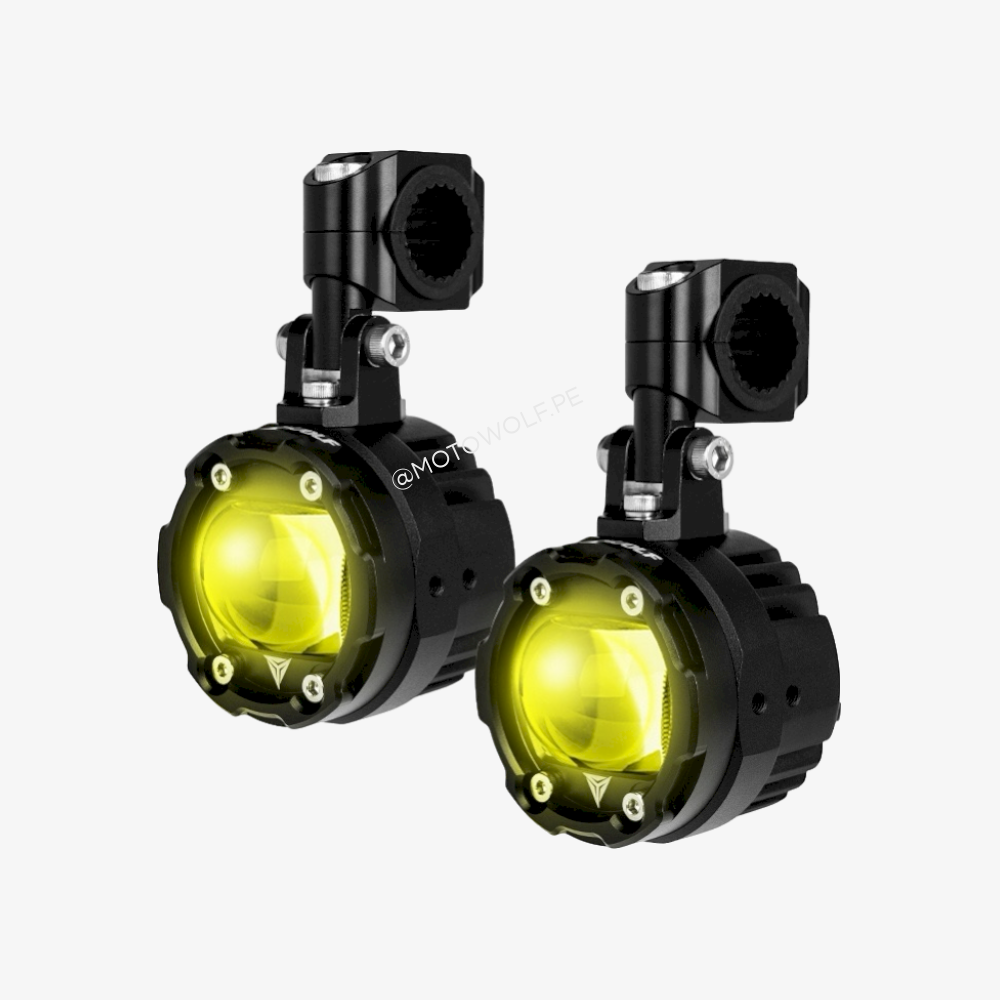 Kit de exploradoras dual color listo para instalar - (Exploradoras, Soportes, Switch, Ramal) - 7000LM / 76W